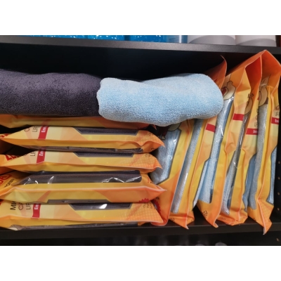 Ręcznik do osuszania TWIST PILE 2 L  600 GSM ZERDA   5 x niebieskie, 5x ciemno szare